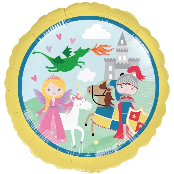 Folienballon "Prinzessin & Ritter" 43cm