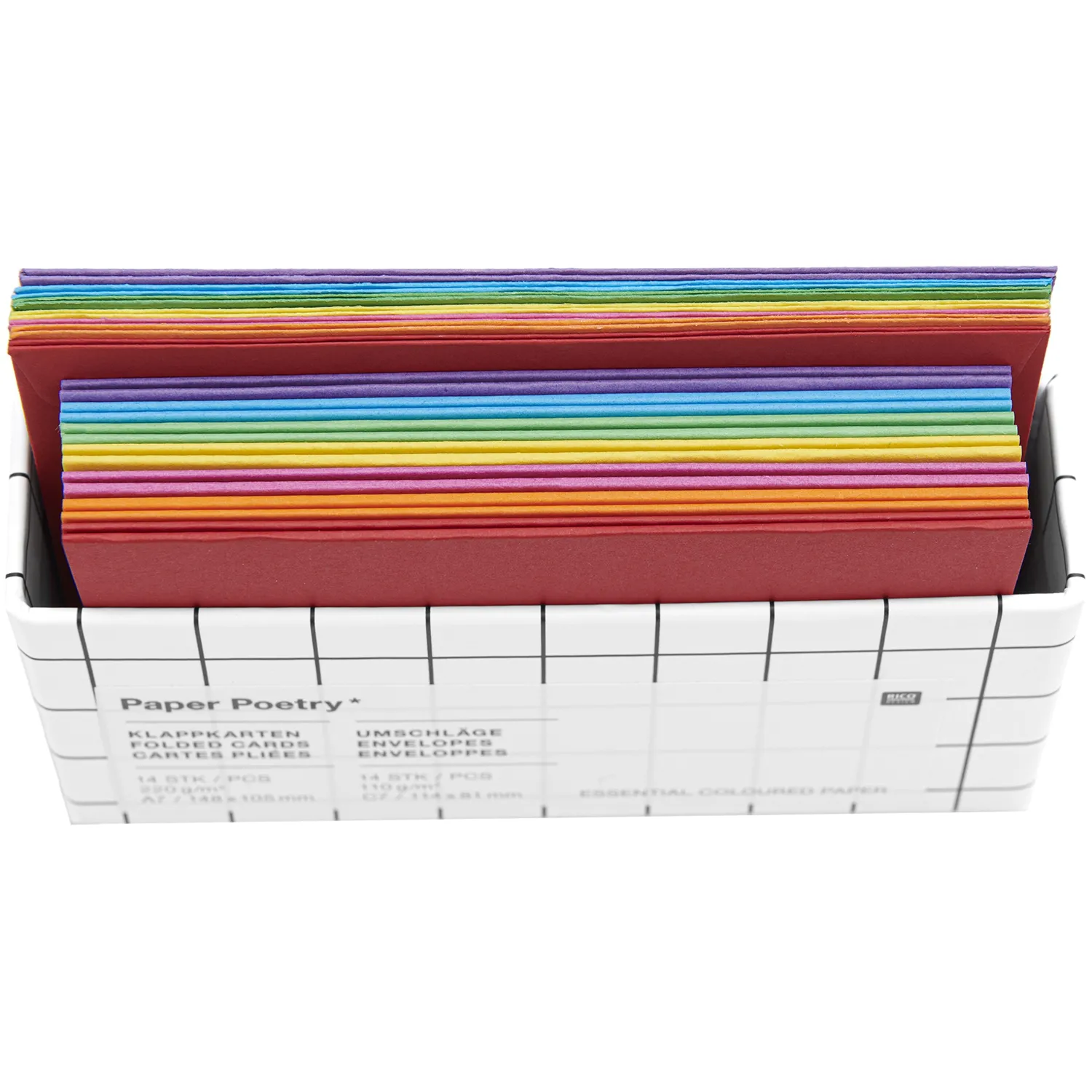 Kartenset "Rainbow" DIN B6