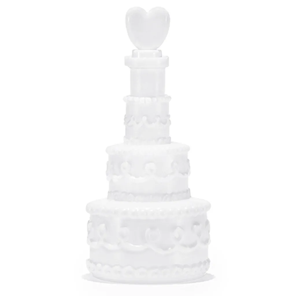 Seifenblasen Hochzeitstorte Weiß - 1 Stück