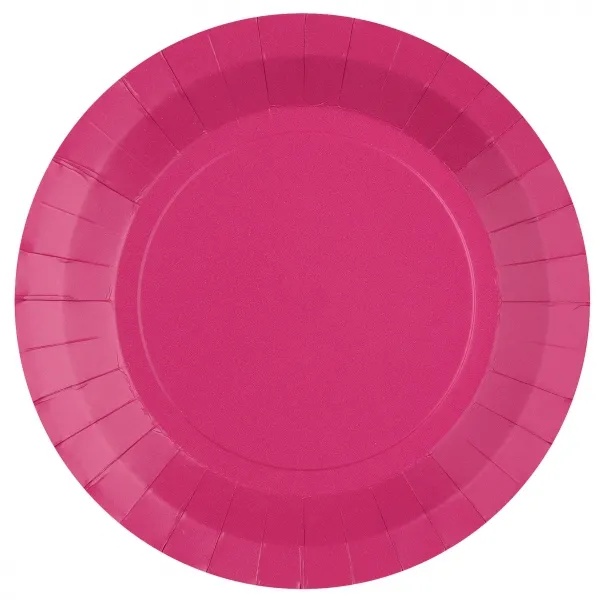 10 Pappteller - Fuchsia