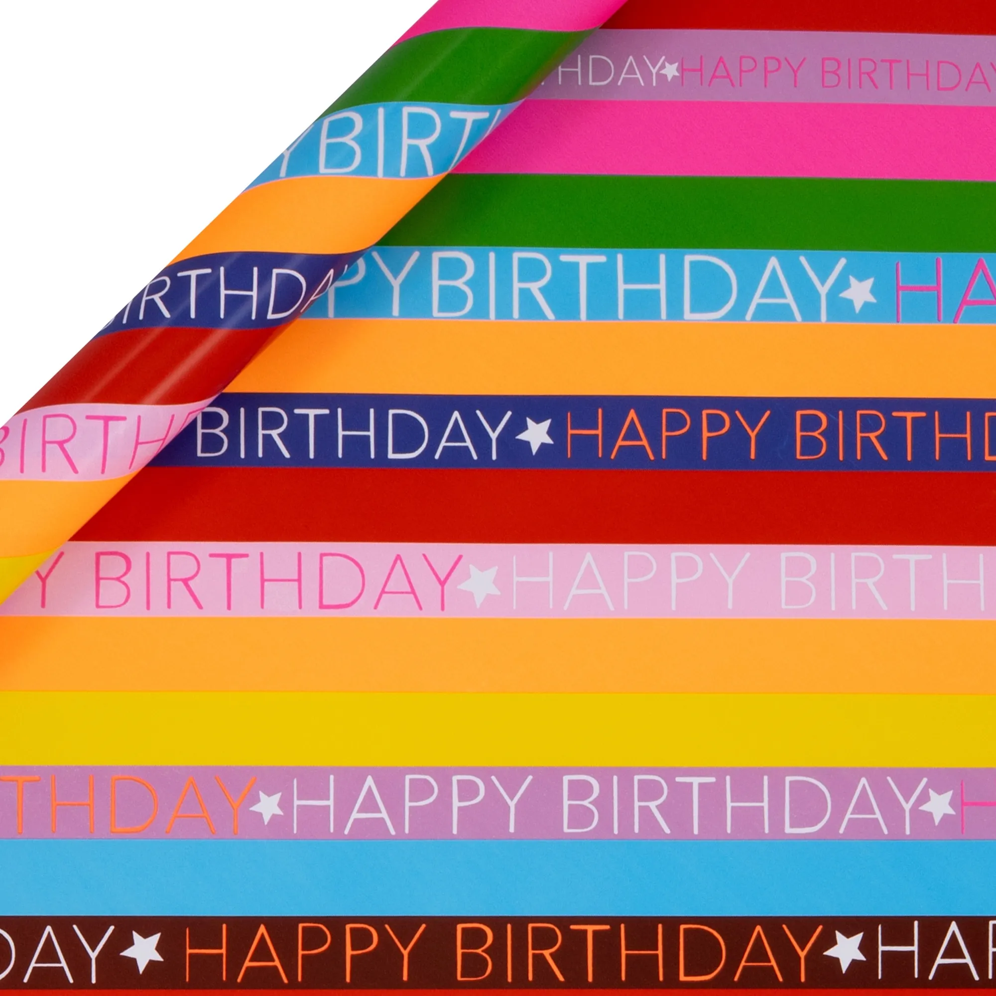 birthday, Geschenkverpackung, Kreppband, bunt, gestreift