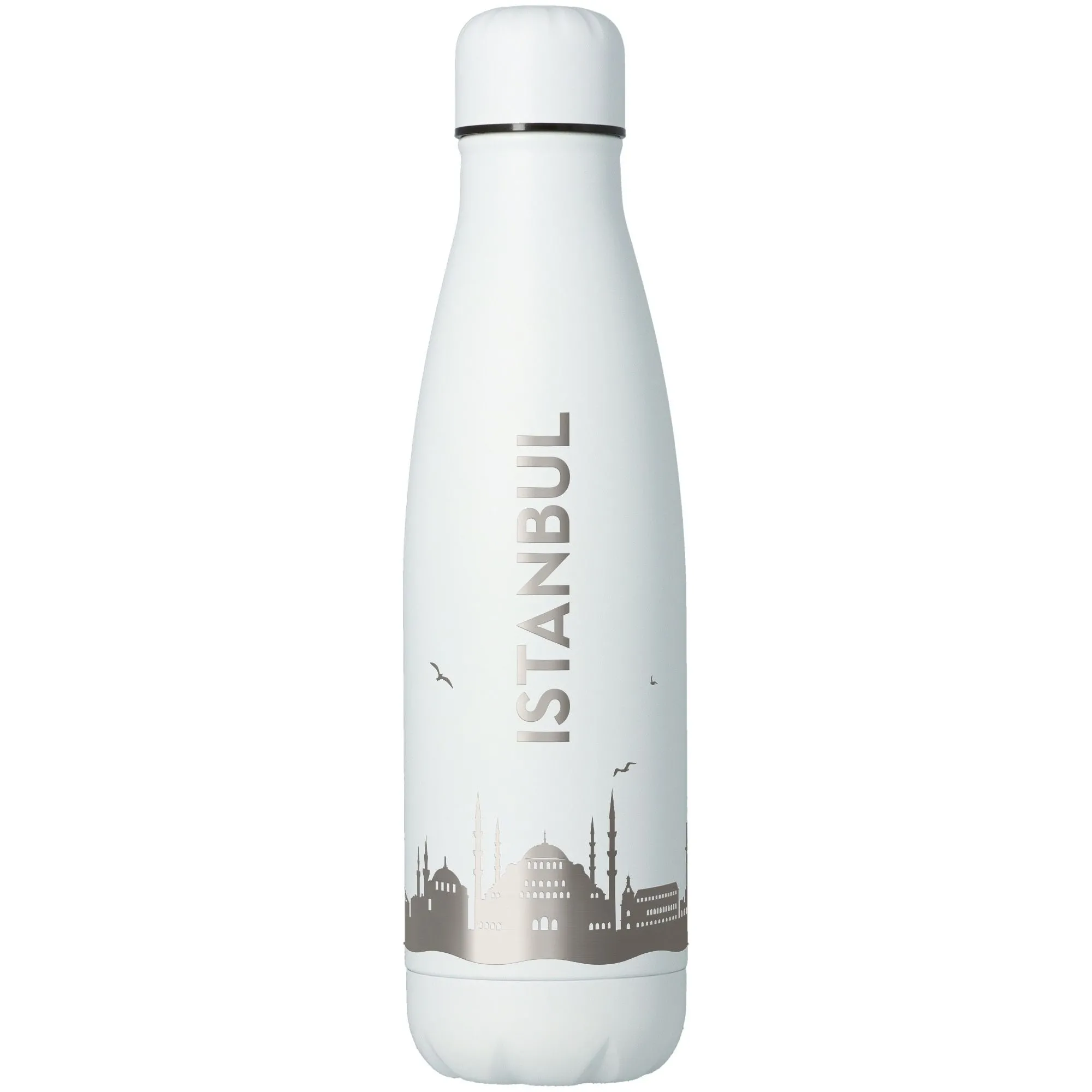 Trinkflasche Skyline Istanbul Weiß 500ml