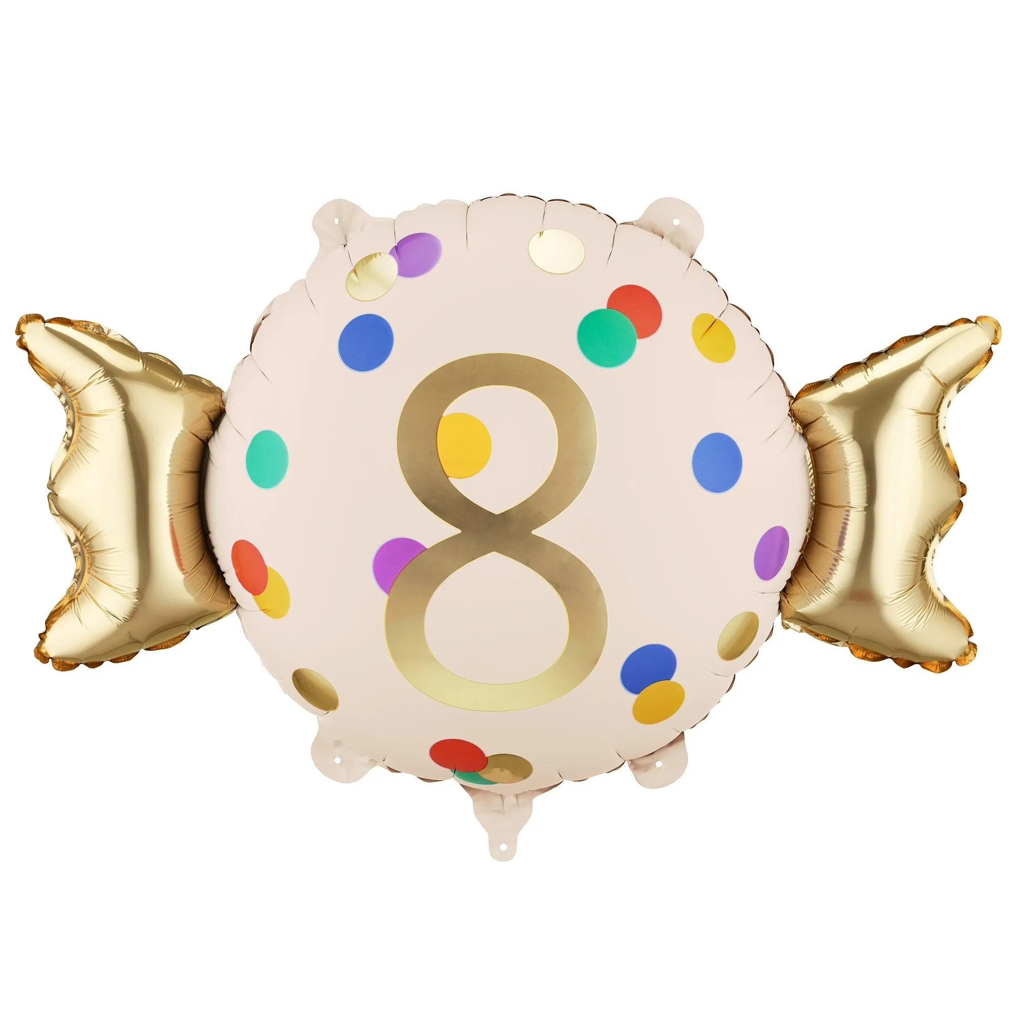 balloon, papier, konfetti, acht, rund