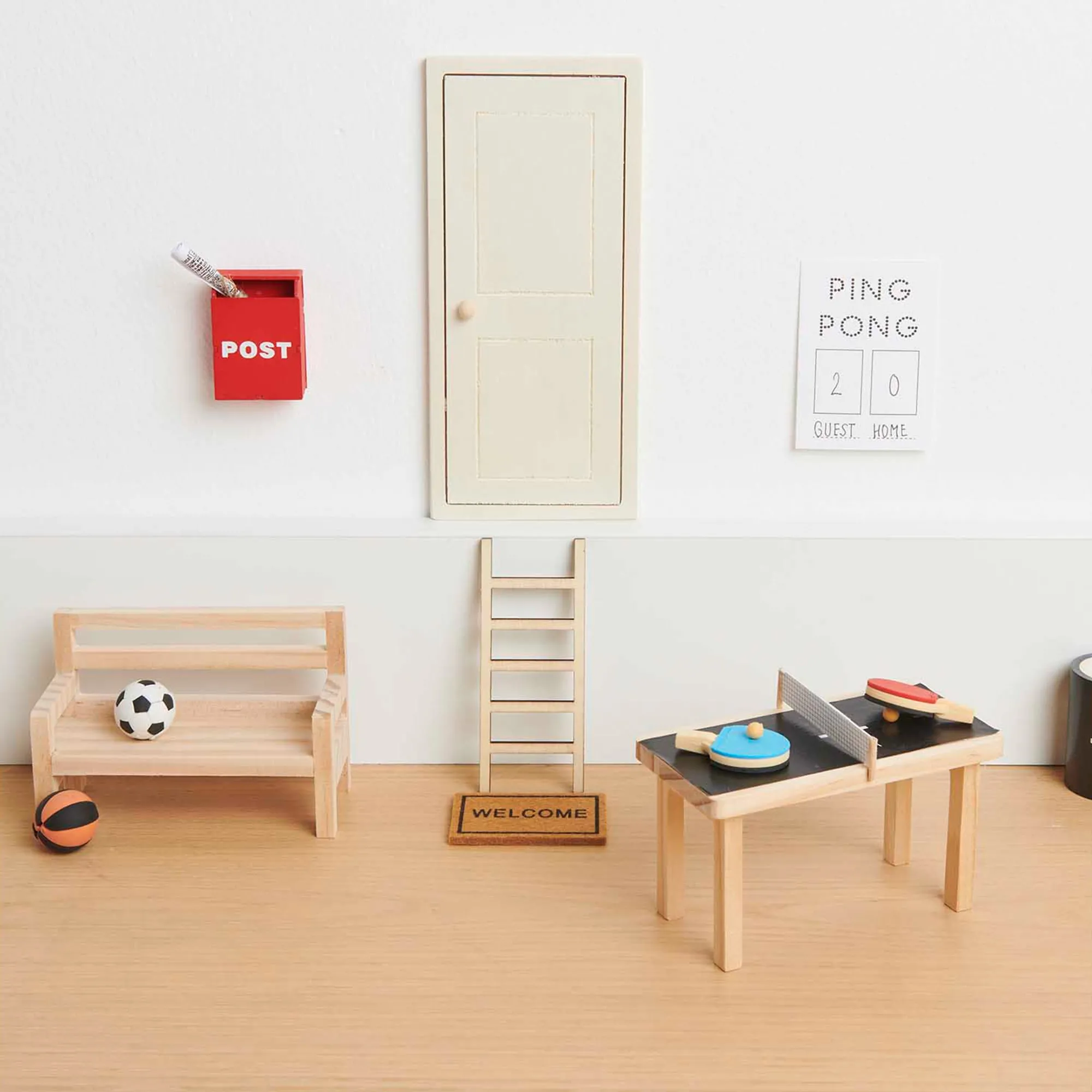 Miniatur "Fußball" für die Wichteltür