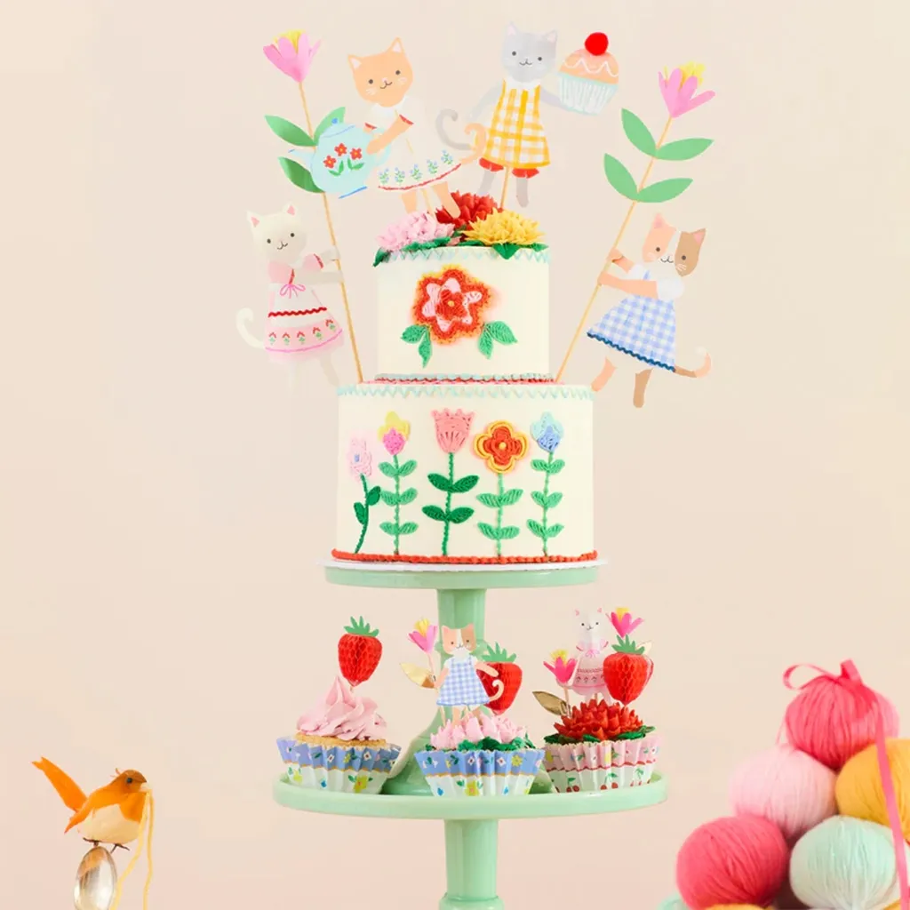 Meri Meri - Cupcake Set "Kitten Club" 48 Teilig
