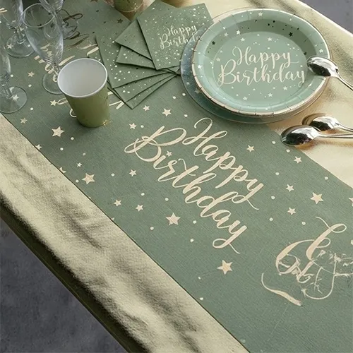 birthday, table setting, placemat, plate, cutlery
