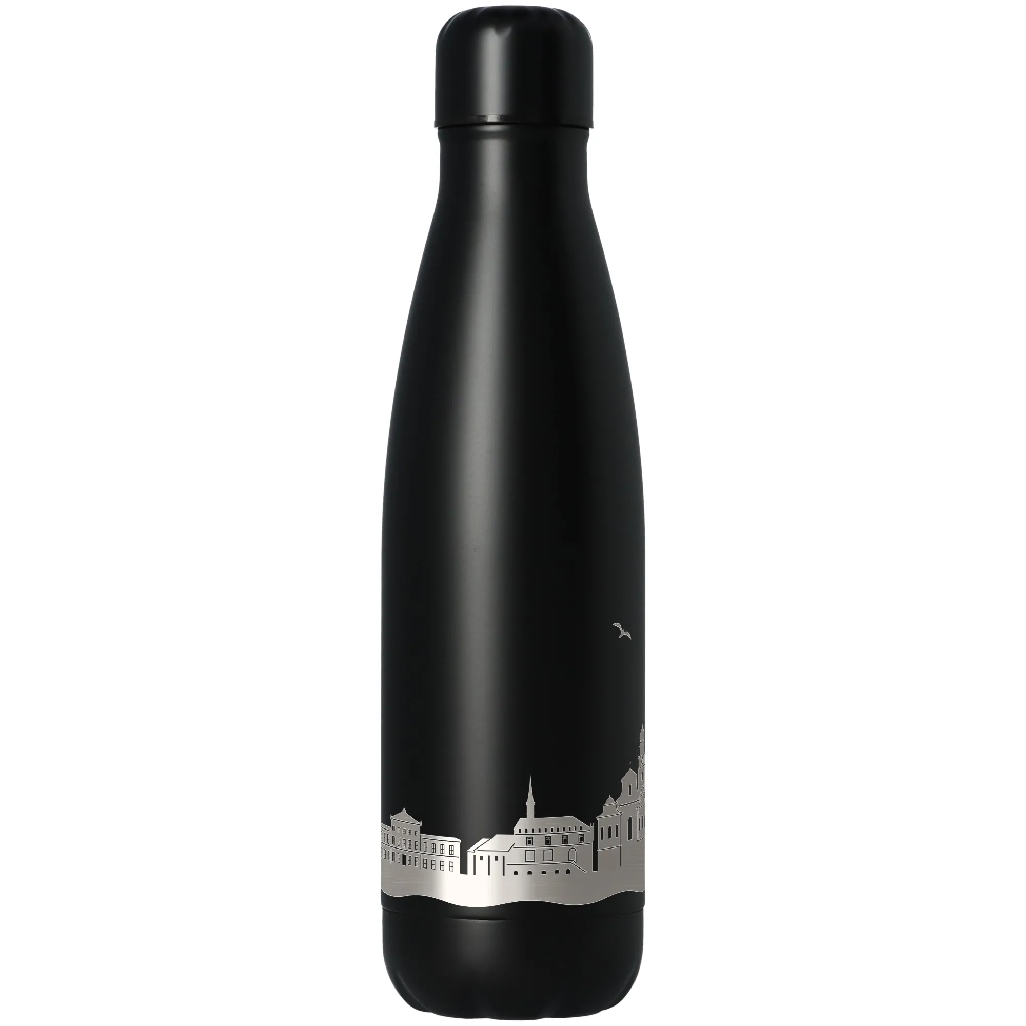 Trinkflasche Skyline Göttingen Schwarz 500ml