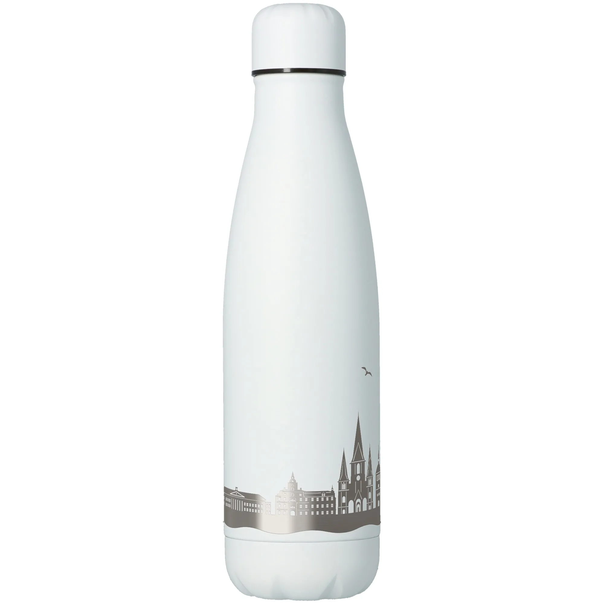 Trinkflasche Skyline Oldenburg Weiß 500ml