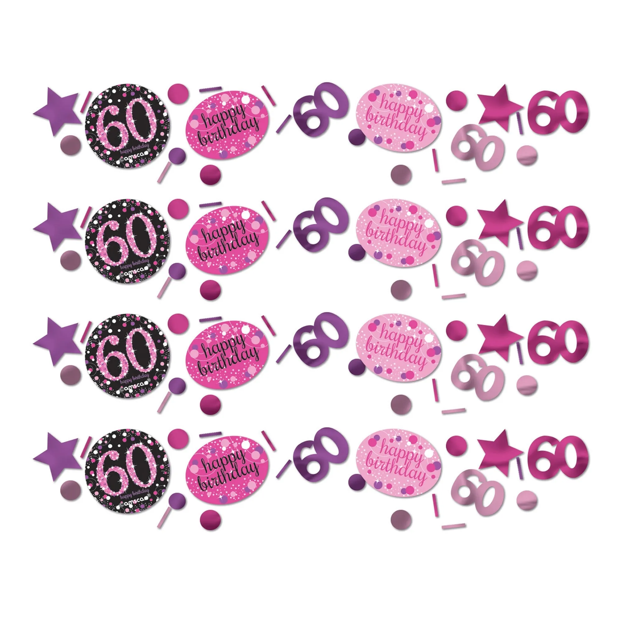 Konfetti "60. Geburtstag" 34g