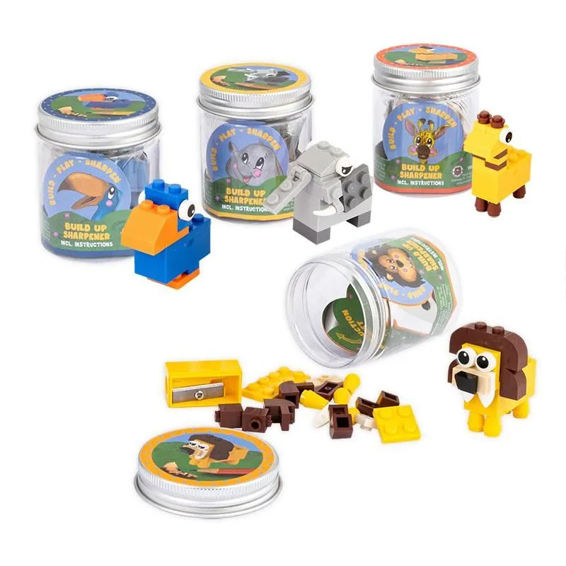 Anspitzer Mini-Baustein-Set "Dschungeltiere"