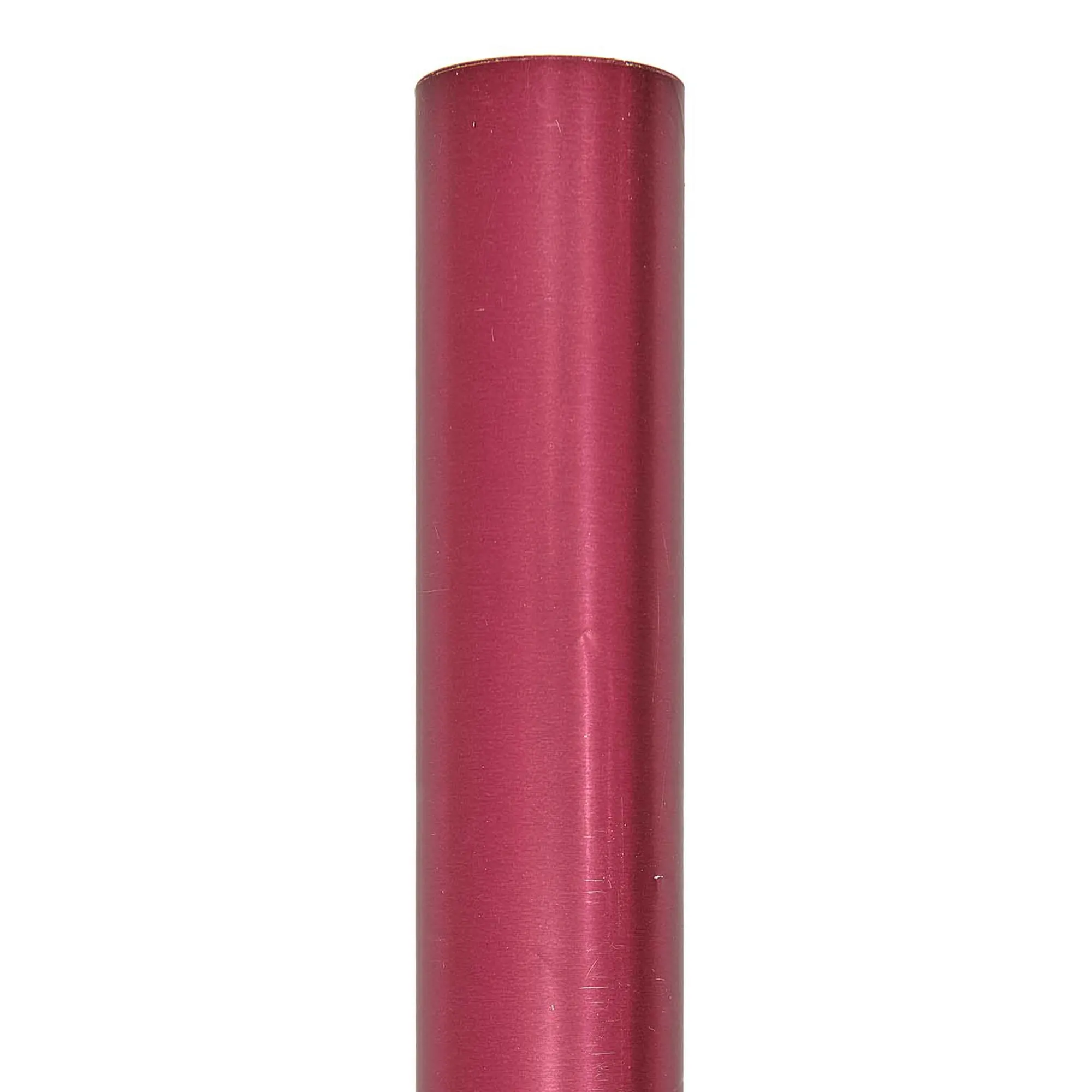 Geschenkpapier auf Rolle, Metallic Rot Matt 2m