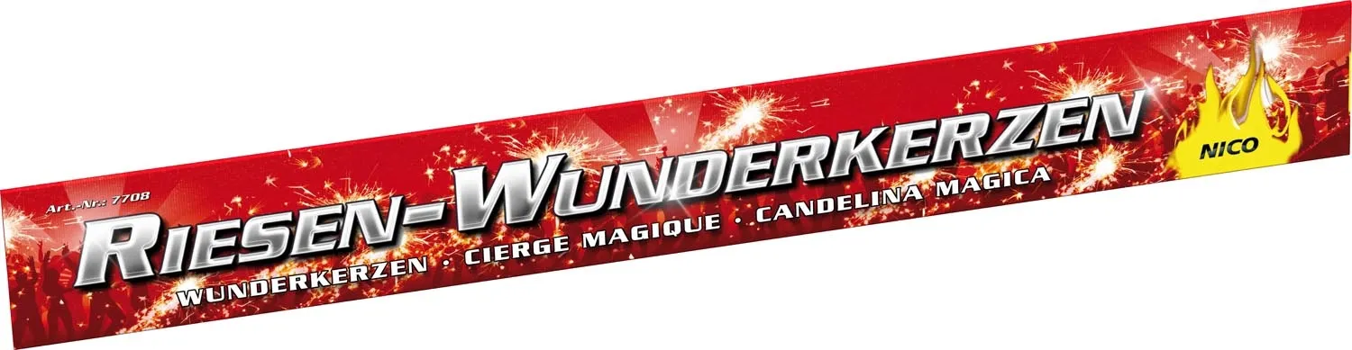 5 Lange-Wunderkerzen