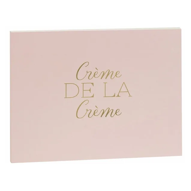 Gästebuch "Crème de la Crème" Puder & Gold