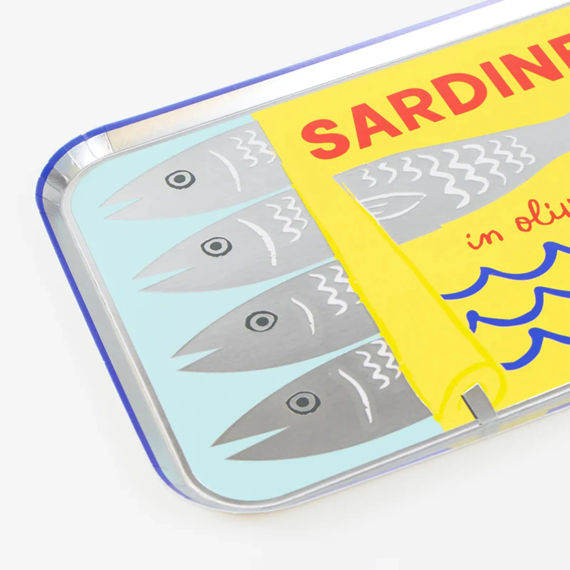 poster, sardin, canned, fish, yellow design