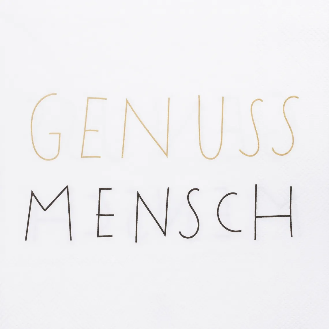 Räder Design - 20 Servietten "Genussmensch"