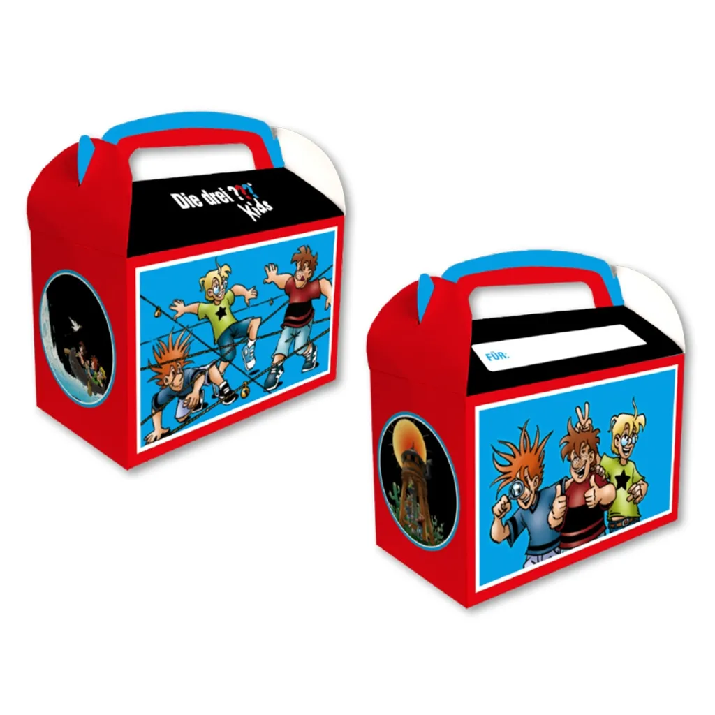 Die drei ??? Kids - 8 Geschenkeboxen mit Namensfeld