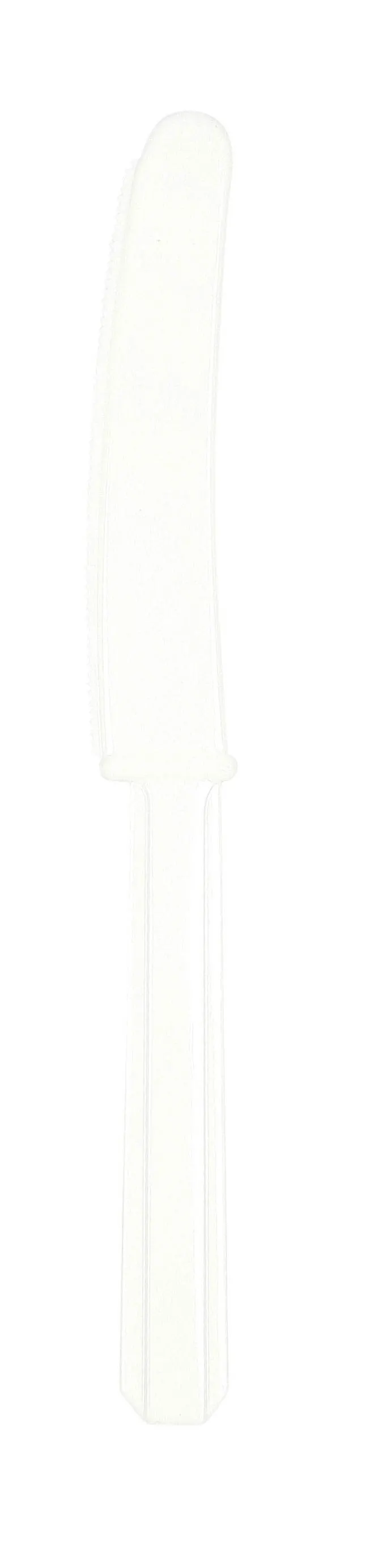 Schneeweiß - 10 Plastikmesser