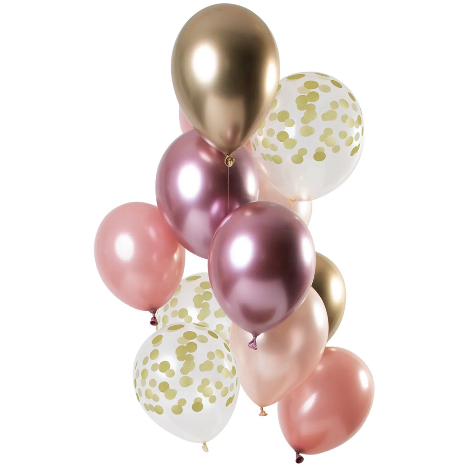 12 Latexballons im Set "Golden Blush" Ø 33cm