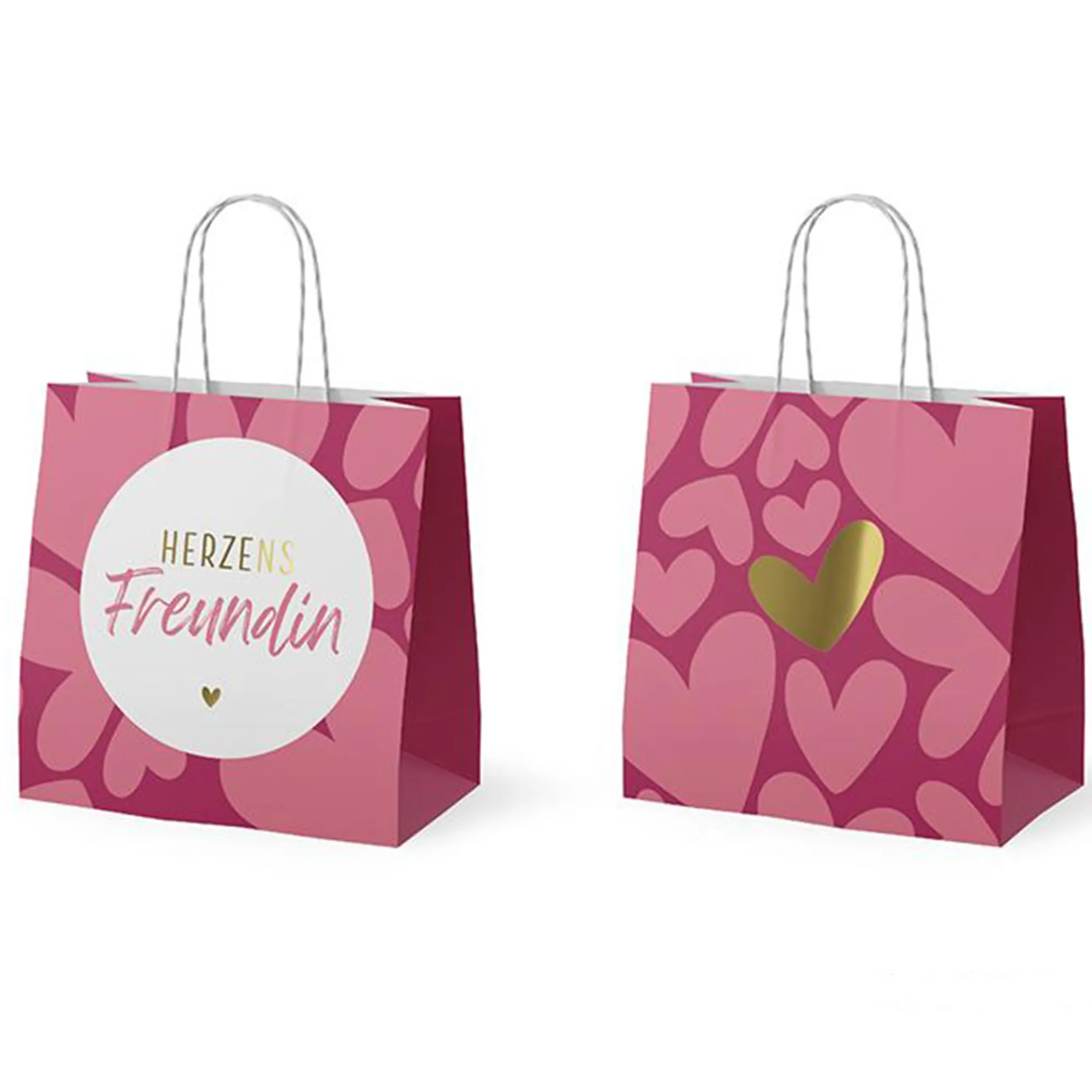 Geschenktüte "Herzens Freundin" Klein