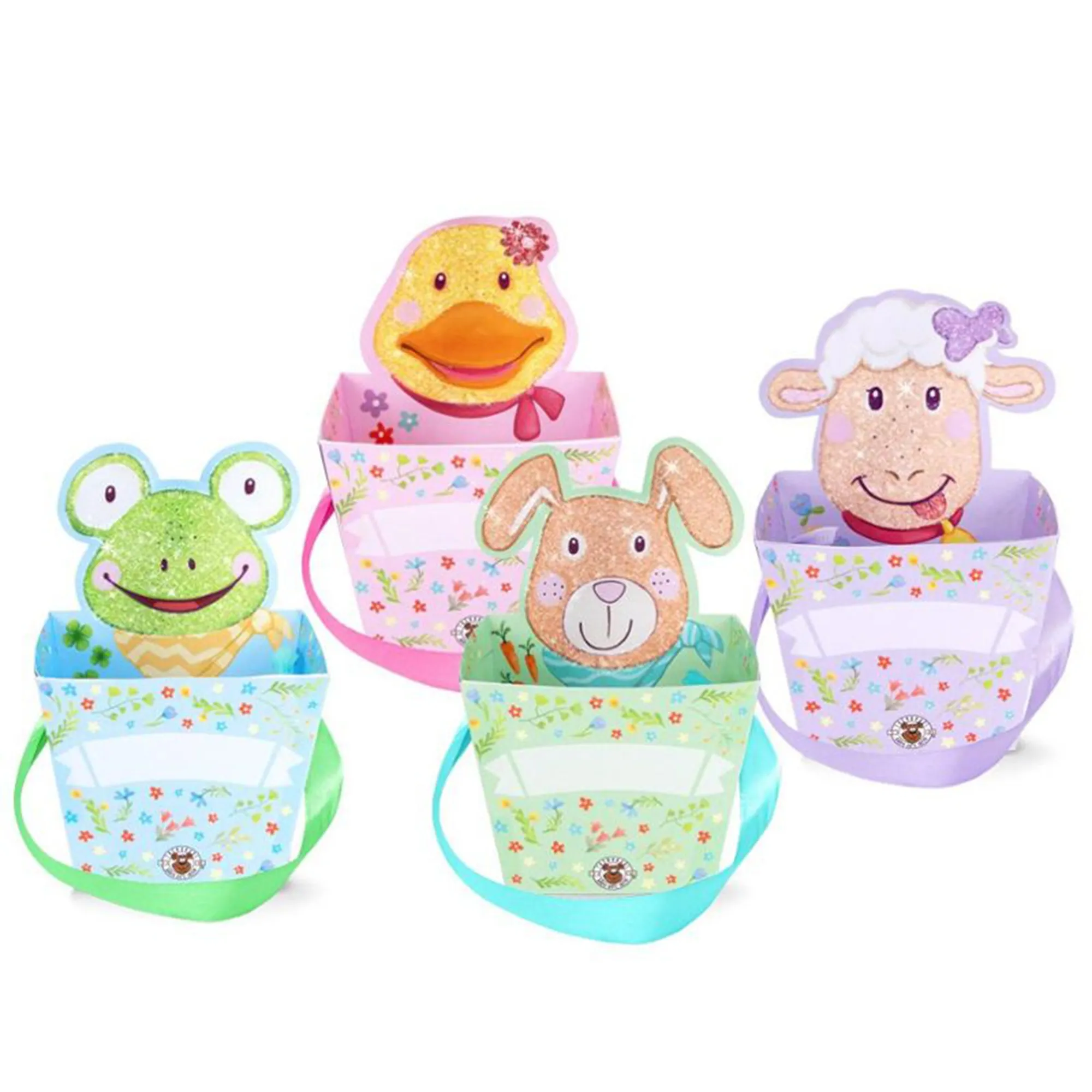 Glitzer Geschenkkörbchen