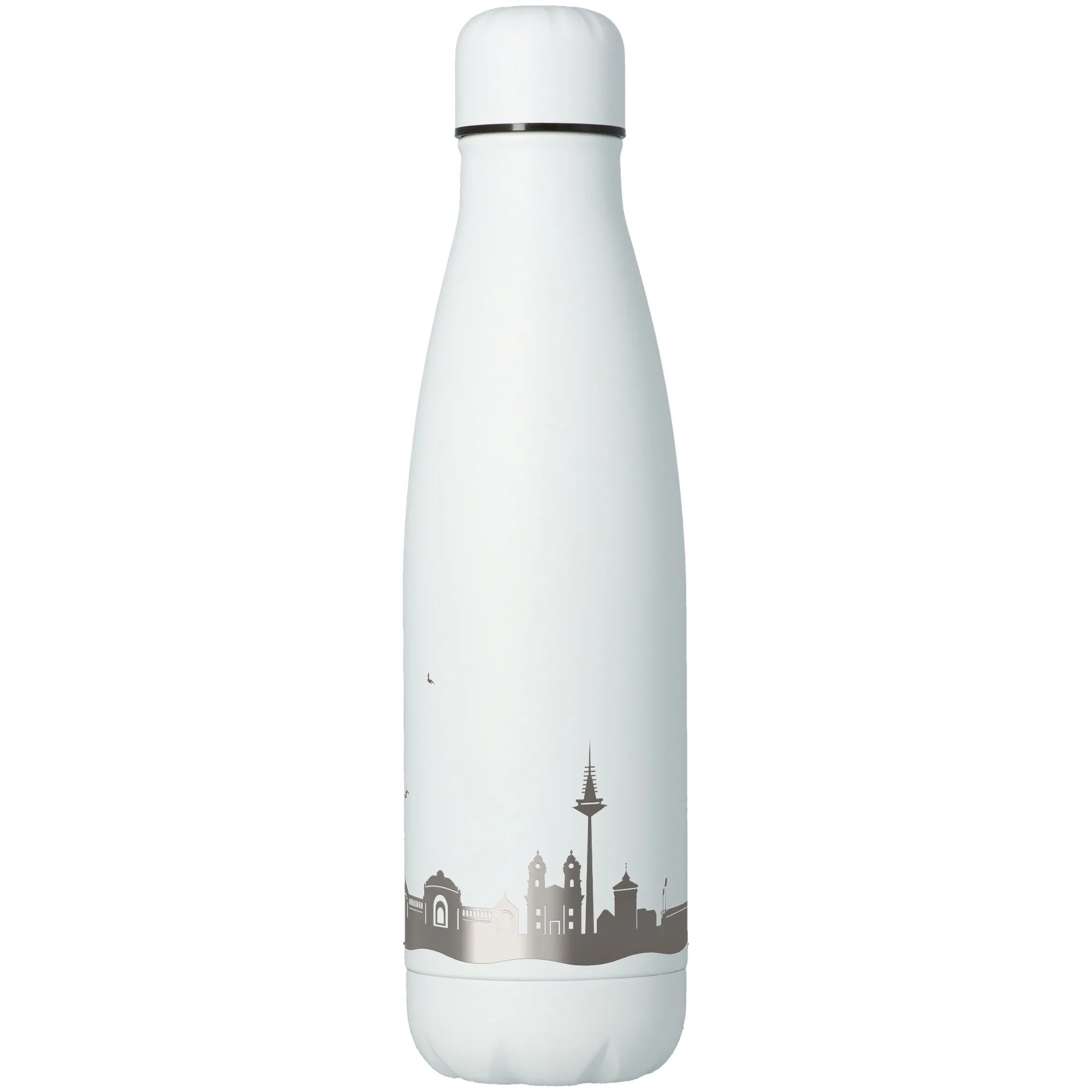 Trinkflasche Skyline Nürnberg Weiß 500ml