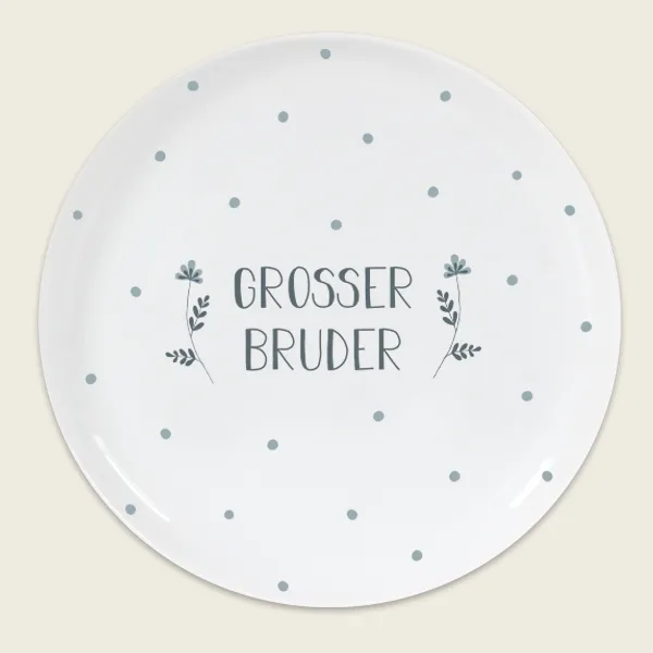 Porzellanteller "Großer Bruder"