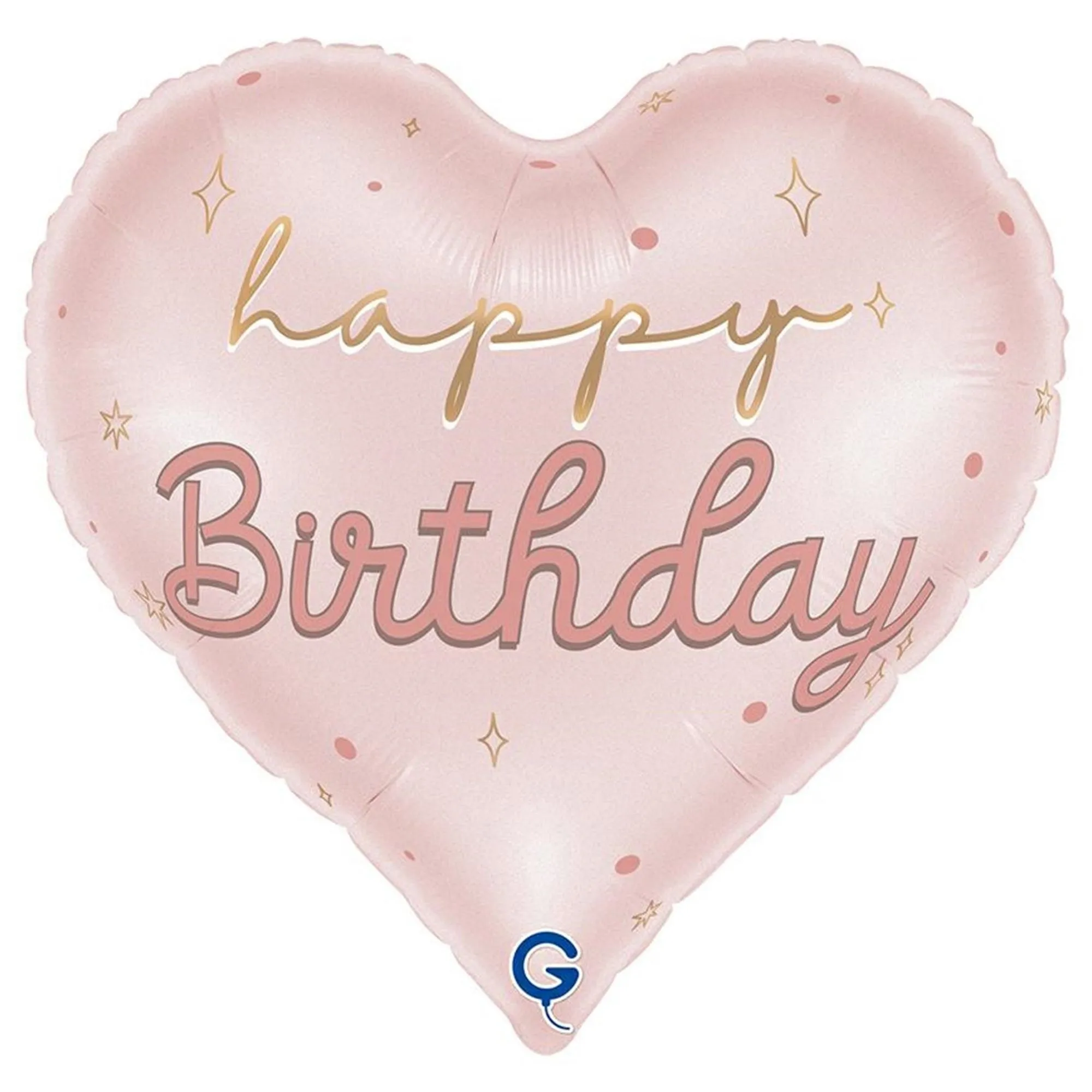 Herzballon, Geburtstag, Luftballon, Rosa, Glitzer