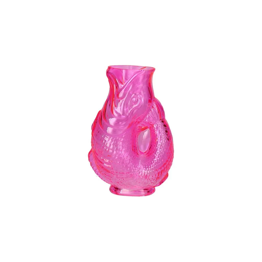 Vase, Glas, Rosa, Vogel-form, Fisch-Muster