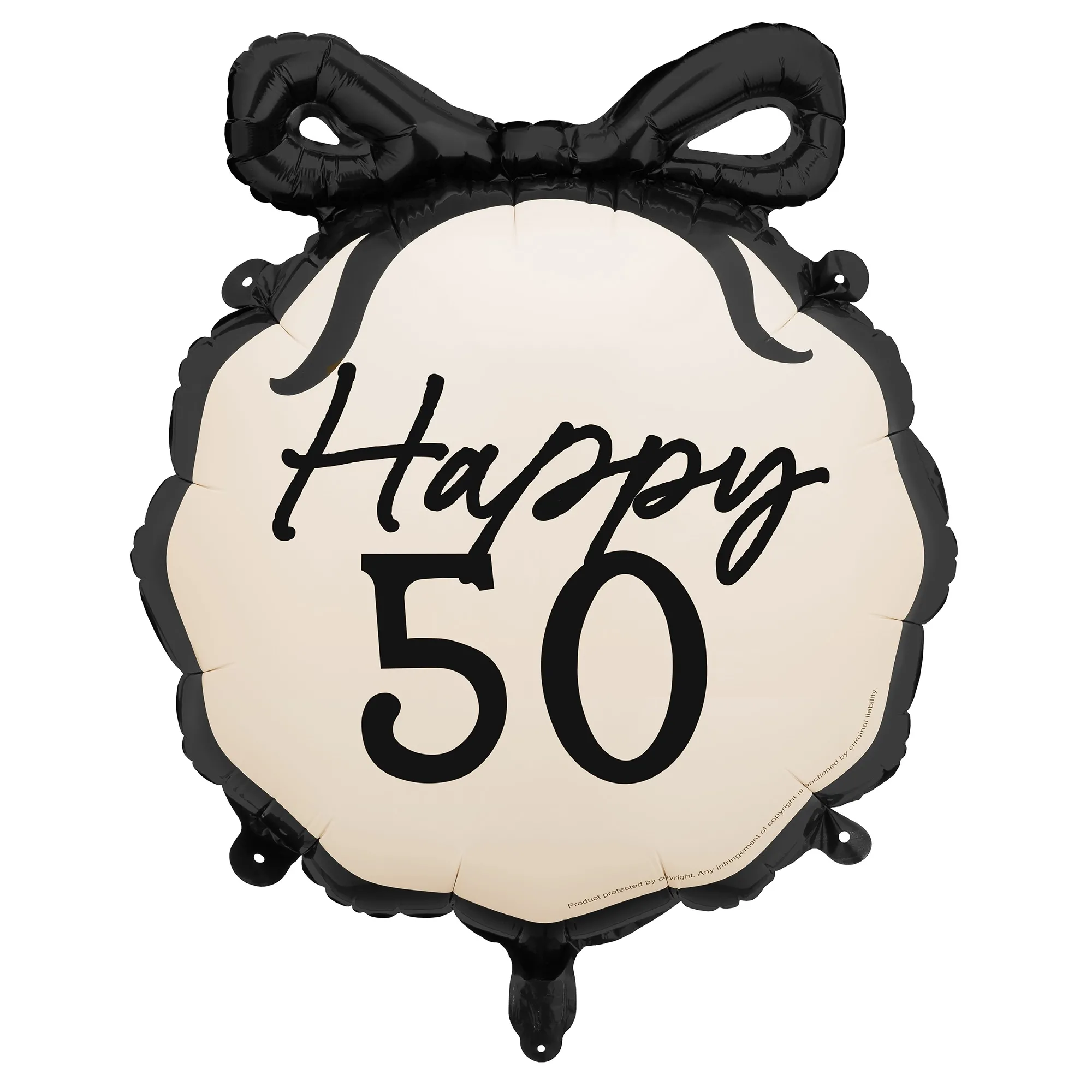 Folienballon "Happy 50." 45cm