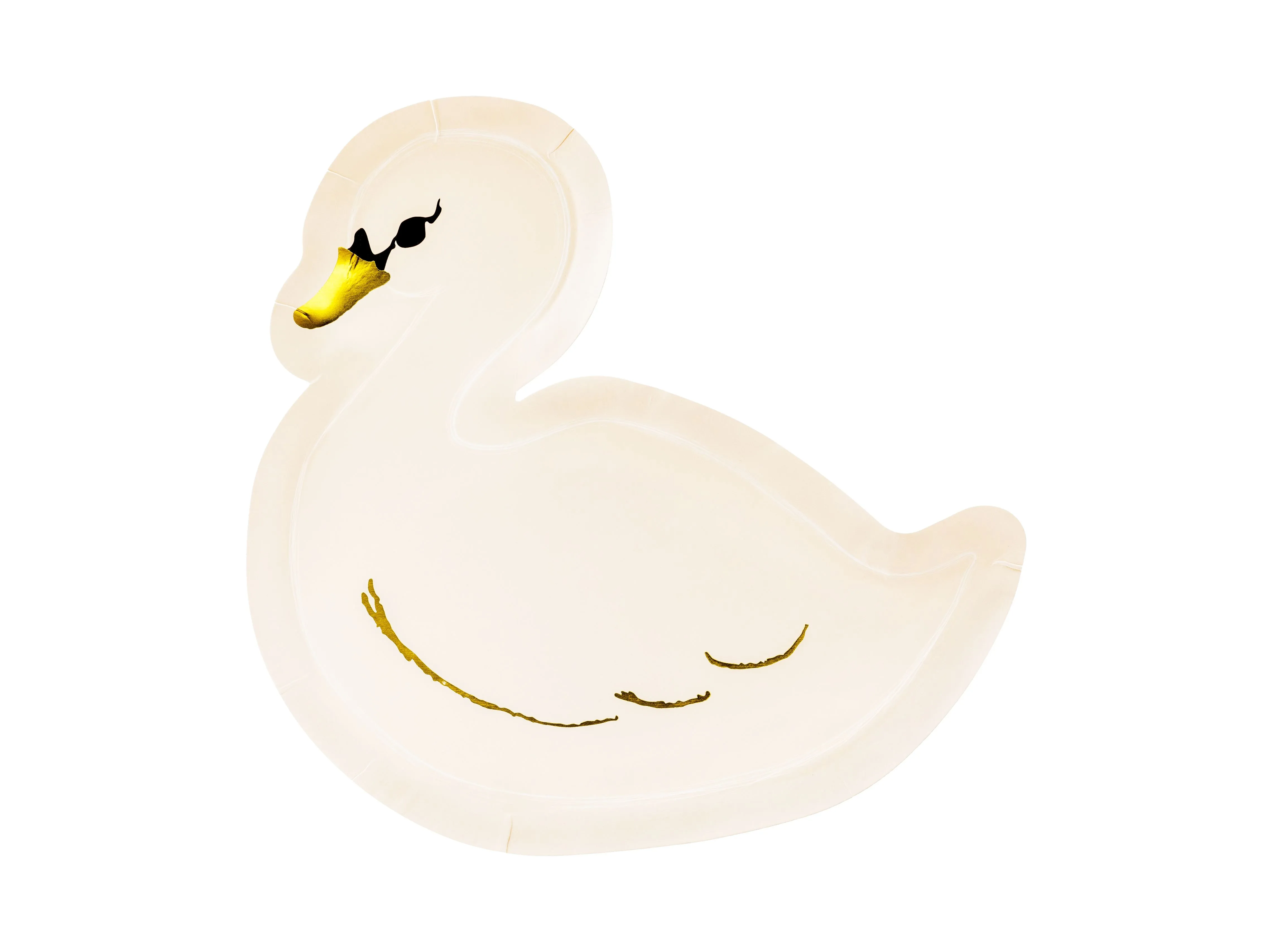 Schwan - 6 Pappteller