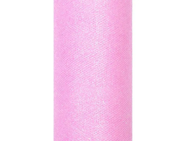 Glitzer-Tüll Rosa