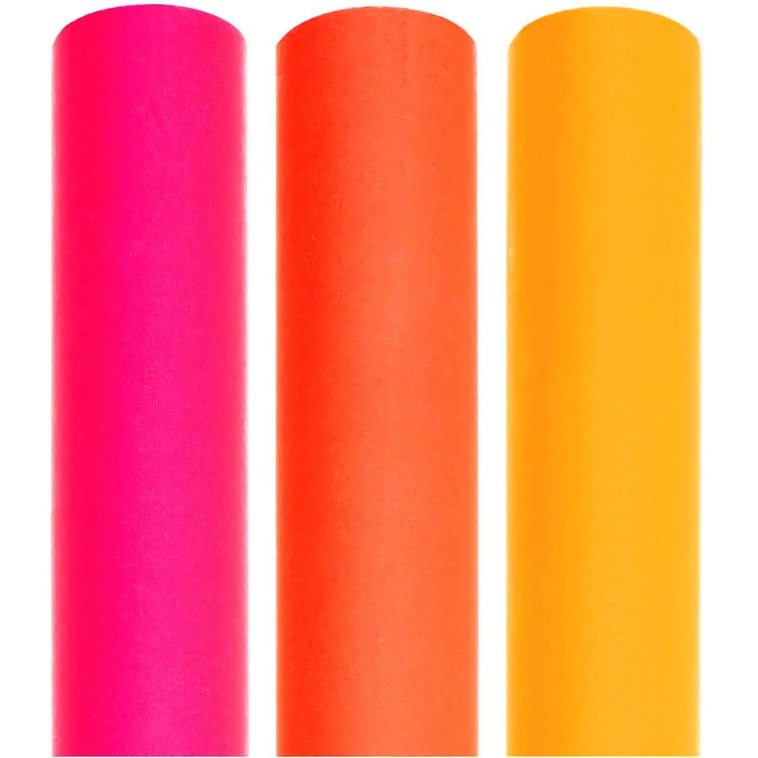 Geschenkpapier auf Rolle, Neon Gelb 2m