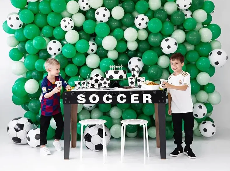 6 Pappteller "Fußball"
