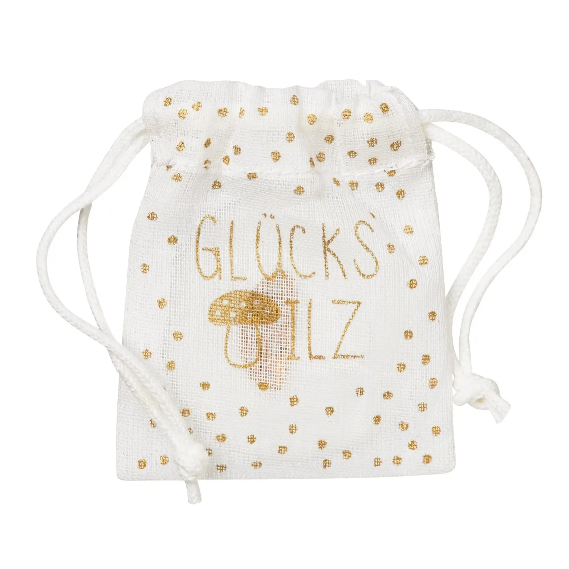 Silvester - Glücksmünze Glückspilz Gold