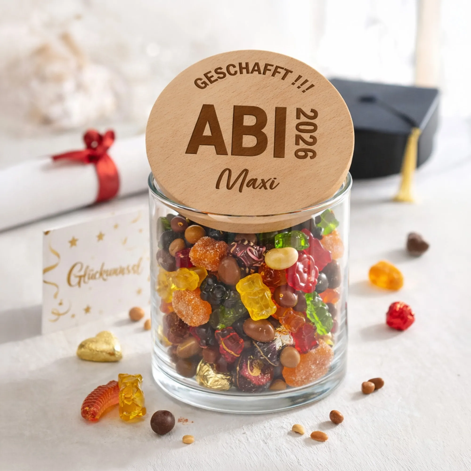 Süßigkeiten, Bonbons, Glasbehälter, Kandierte Frucht, Gemischte Süßigkeit