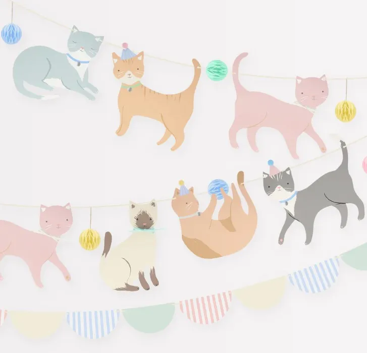 Meri Meri - Girlande "Katze"