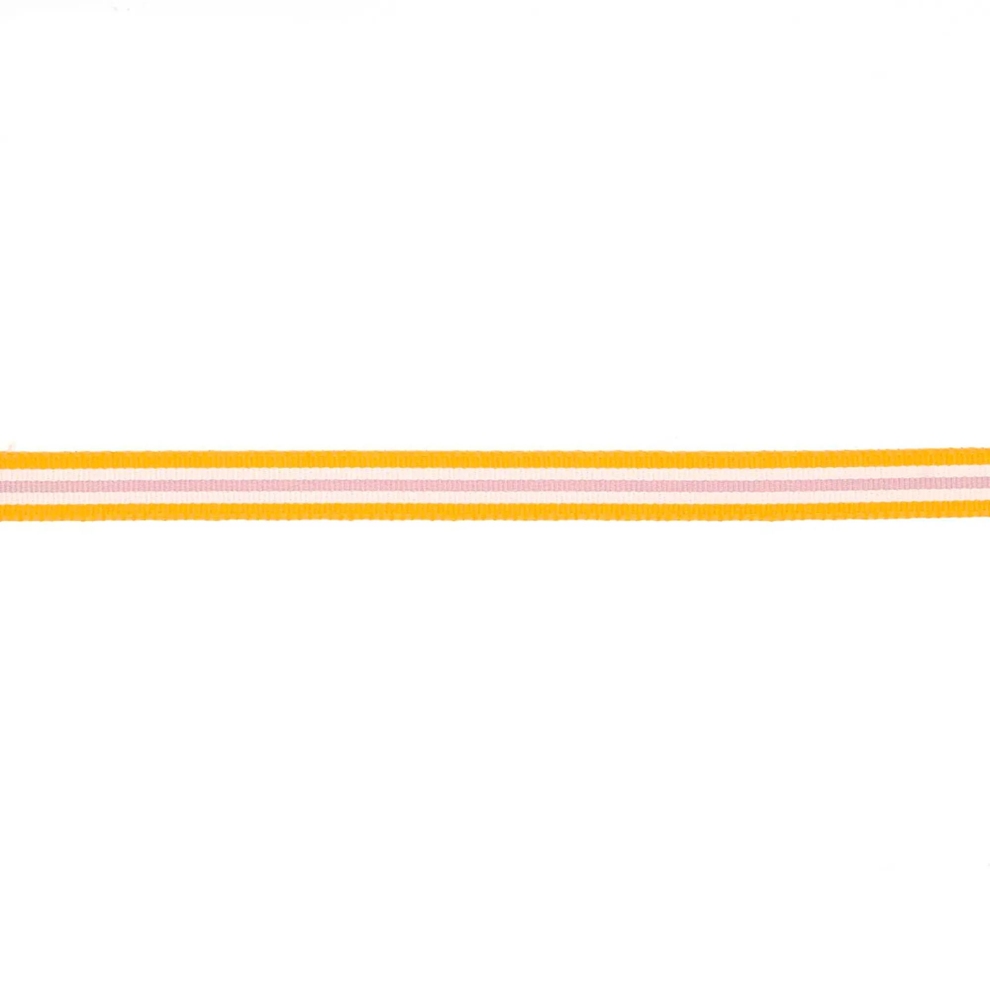 Webband Multi Streifen, Neon Orange/Weiß/Flieder, 10mm / 3m