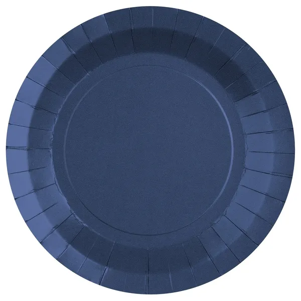 10 Pappteller - Blau