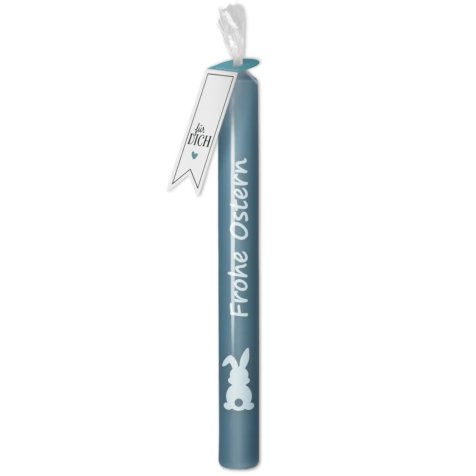 Stabkerze Saphir "Frohe Ostern"