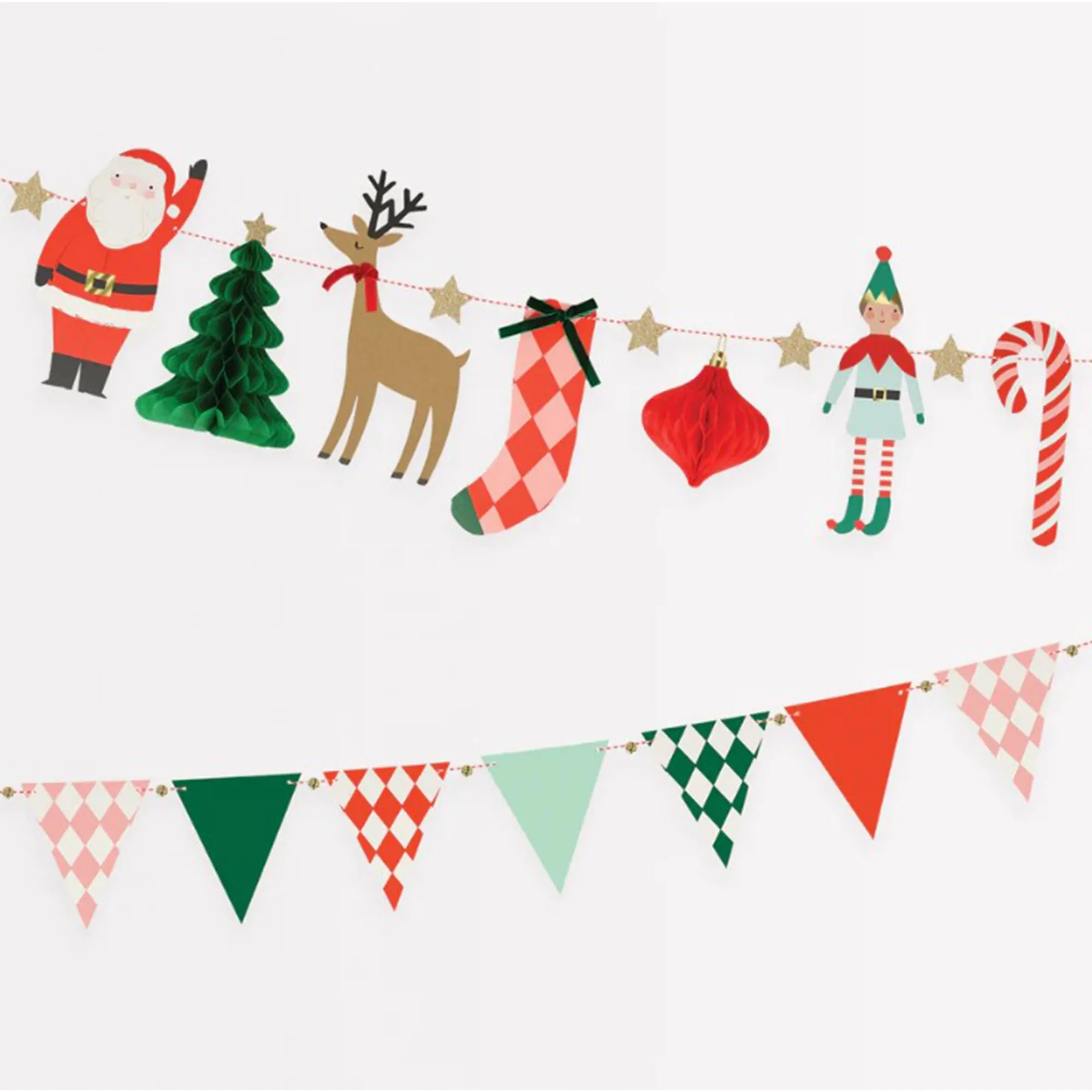 Meri Meri - 2 m Weihnachtsfiguren Girlande