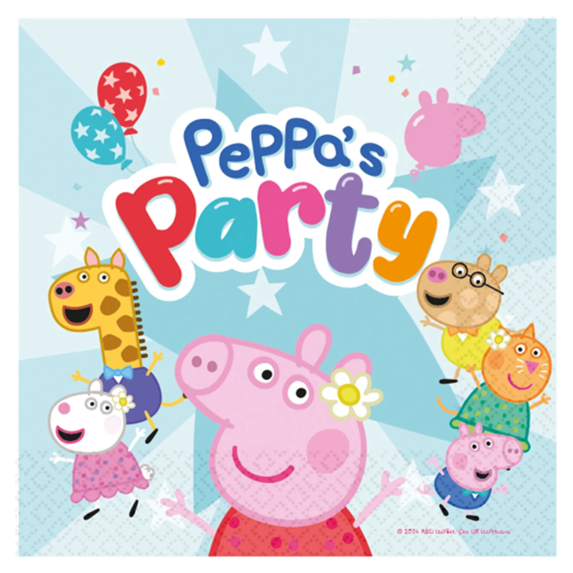 16 Servietten "Peppa´s Party"