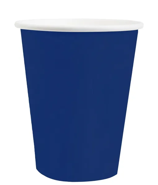 10 Pappbecher - Blau
