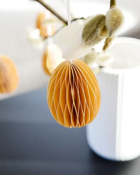 Ornament Ei - Gelb