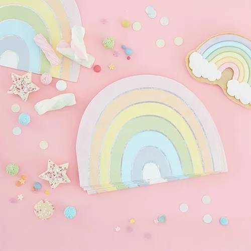 Regenbogen, Pastell, Papierbogen, Dekoration, Deko