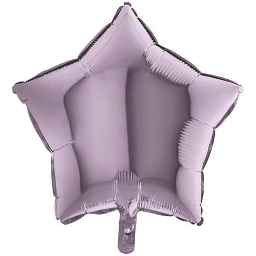 Luftballon, Sternform, Aluminiumfolie, Lila, Geburtstagsschmuck