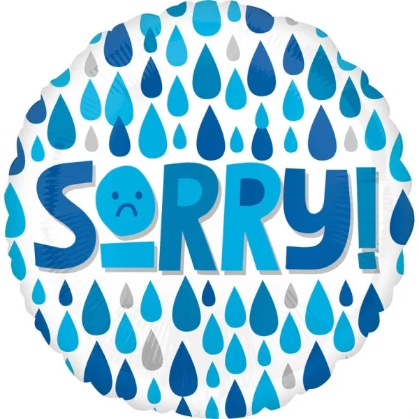 Folienballon "Sorry" 43cm