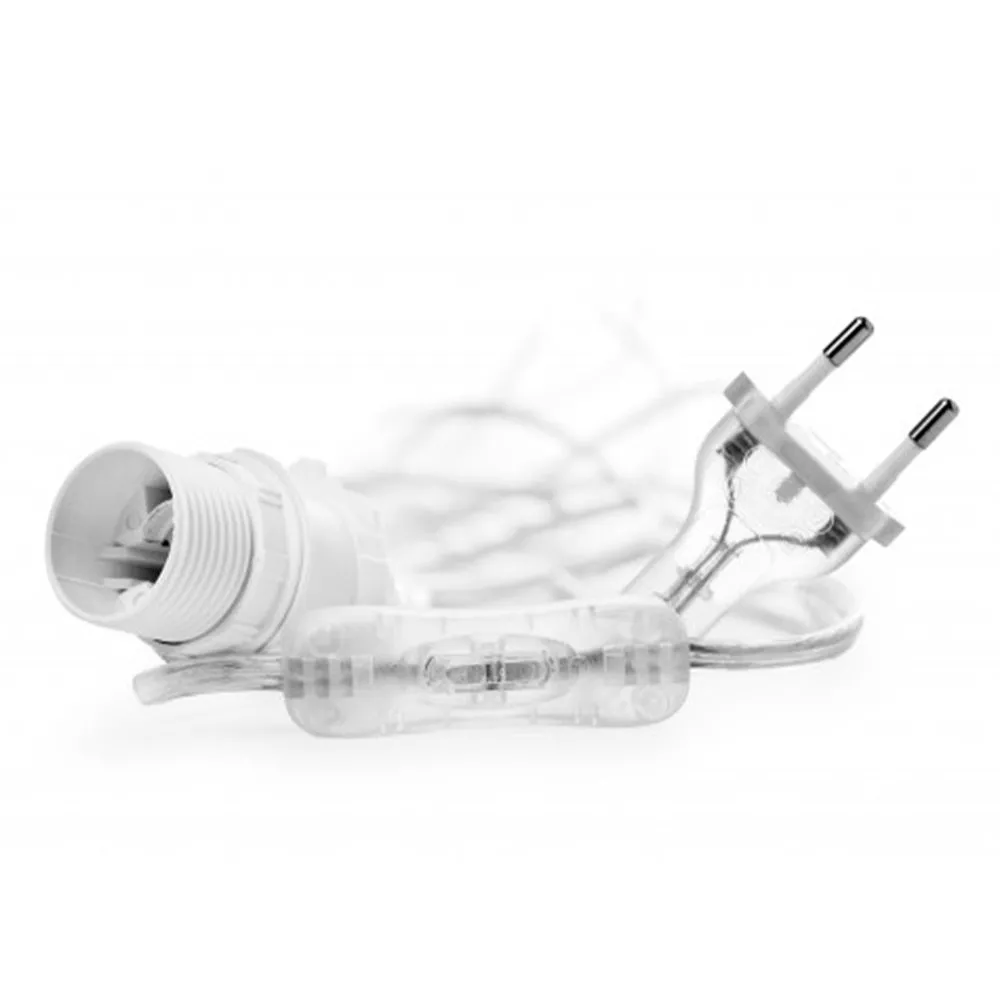Watt & Veke - Kabel mit Schalter für Leuchtsterne - Transparent - 5m