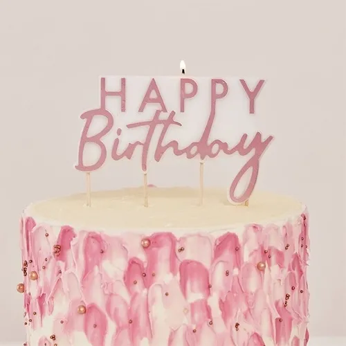 Geburtstag, Kuchen, Pink, Zuckerguss, Drip