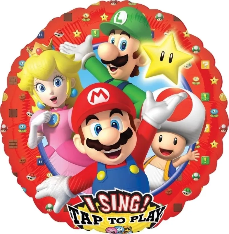 Super Mario, Nintendo, Ballon, Partydekoration, Kinderfeier