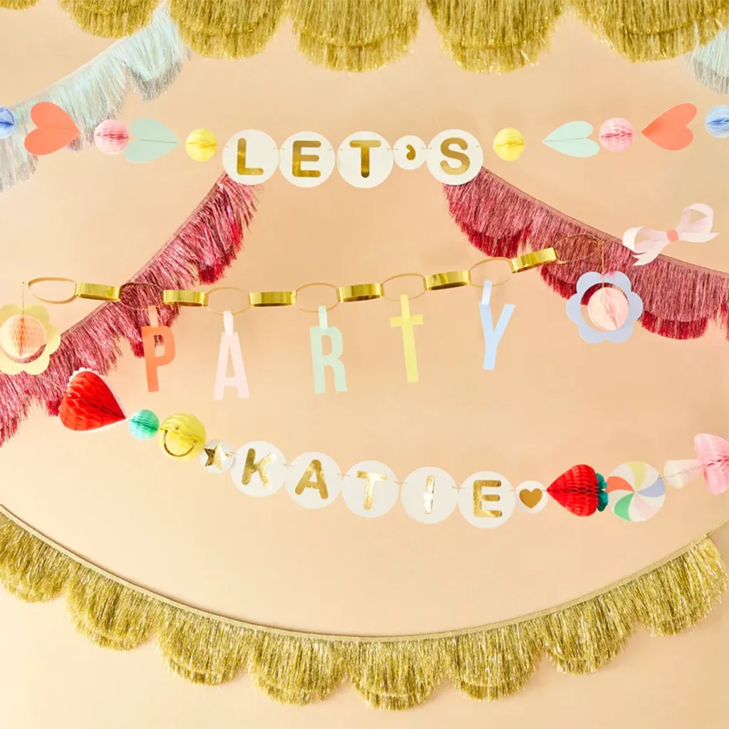 Meri Meri - Girlande "Charme Party" zum personalisieren